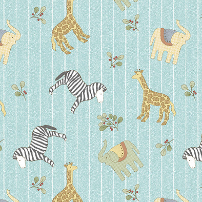 Jungle Pinstripe - Cotton Print