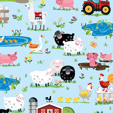 Farm Life - Cotton Print