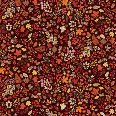 Autumn Days Foliage - Cotton Print