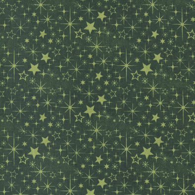 Evergreen Twinkle Stars - Cotton Print