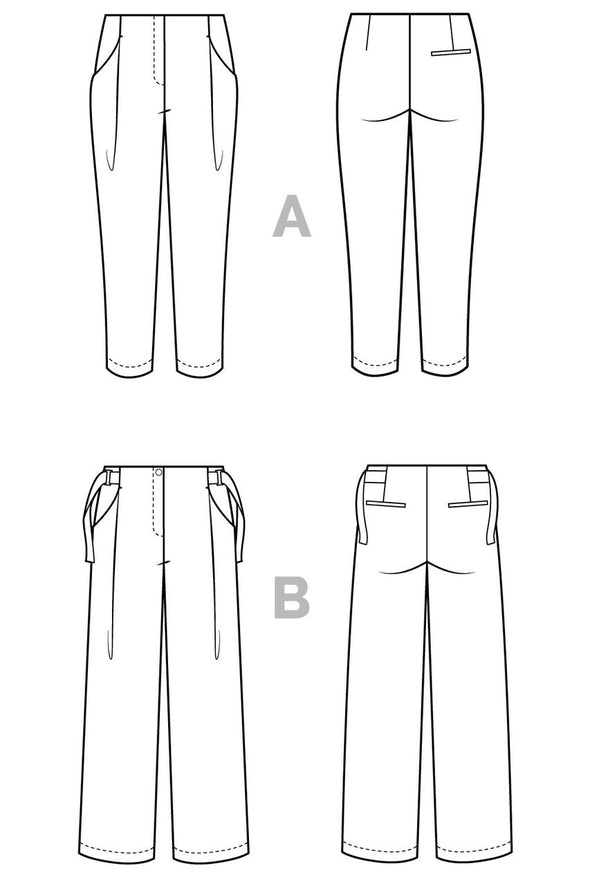 Mitchell Trousers Pattern by Closet Core Patterns