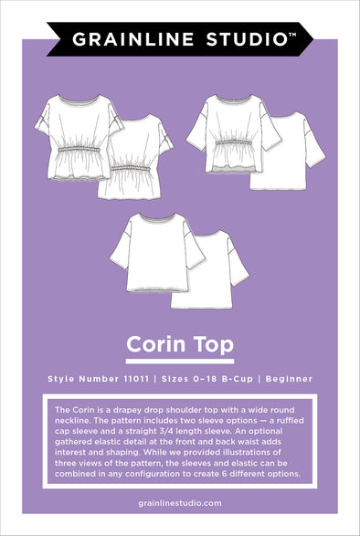 Corin Top by Grainline Studios [0-18 Size]