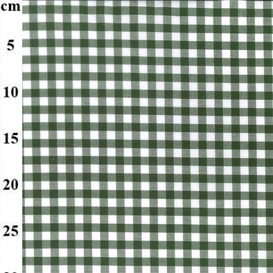 Yarn Dyed Cotton Gingham - Bottle 9mm Check