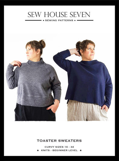 Toaster Sweaters Curvy 1 & 2 by Sew House Seven
