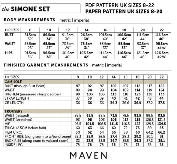Simone Set by Maven Patterns