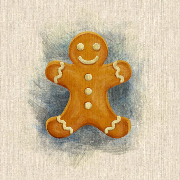 Linen Look - Gingerbread