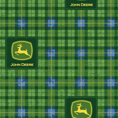 John Deere Tartan - Cotton Print