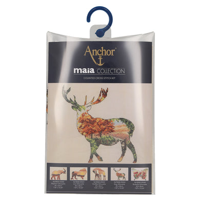 Stag Silhouette - Counted Cross Stitch Kit