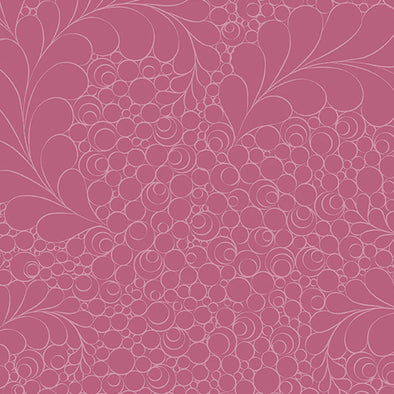 Pink Happy Feathers - Cotton Print