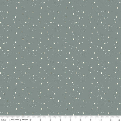 Elegance Sage Diamonds - Cotton Print