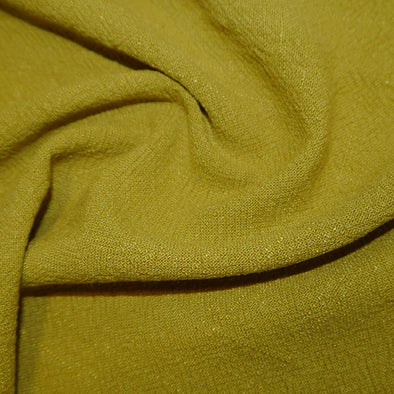 Stone Washed Linen/Viscose - Chartreuse