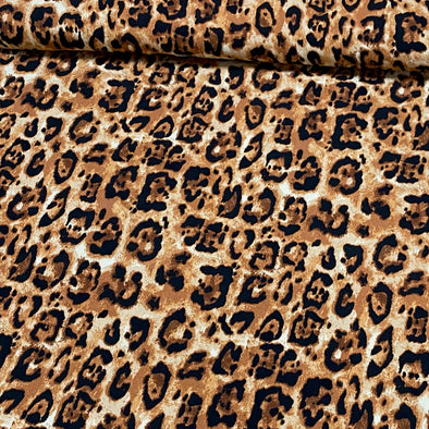 Viscose Print Cheetah Spots