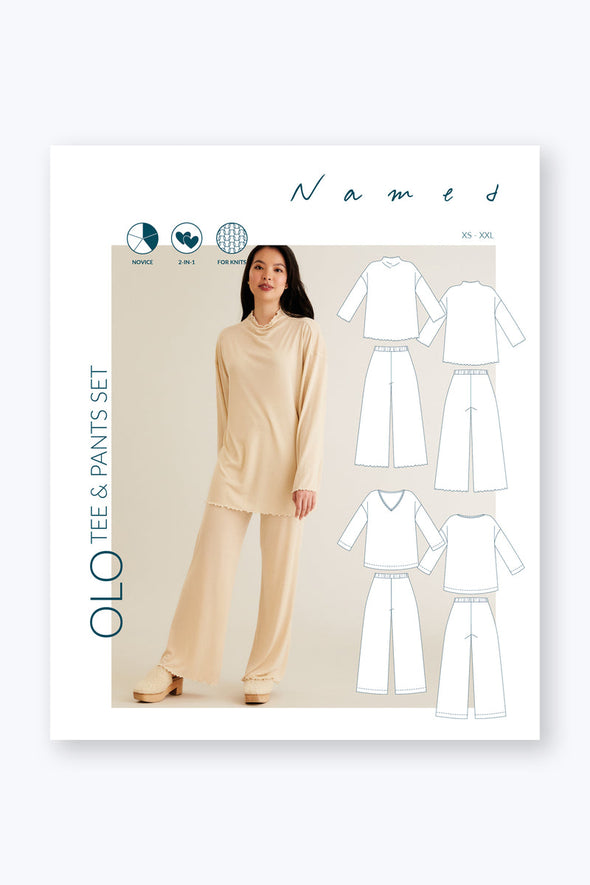 Olo Tee & Pants Pattern by Named Clothing
